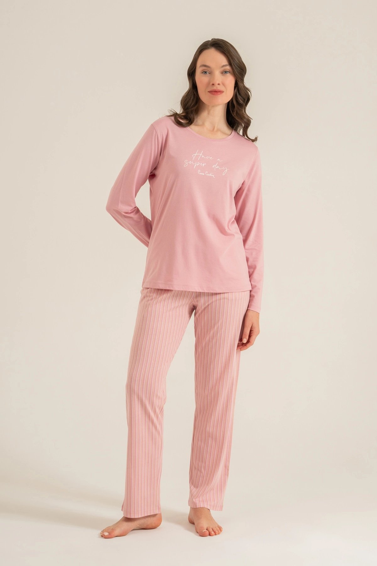 Pierre Cardin  Pc9294-S  Kadın Uzun Kollu Pijama Takımı