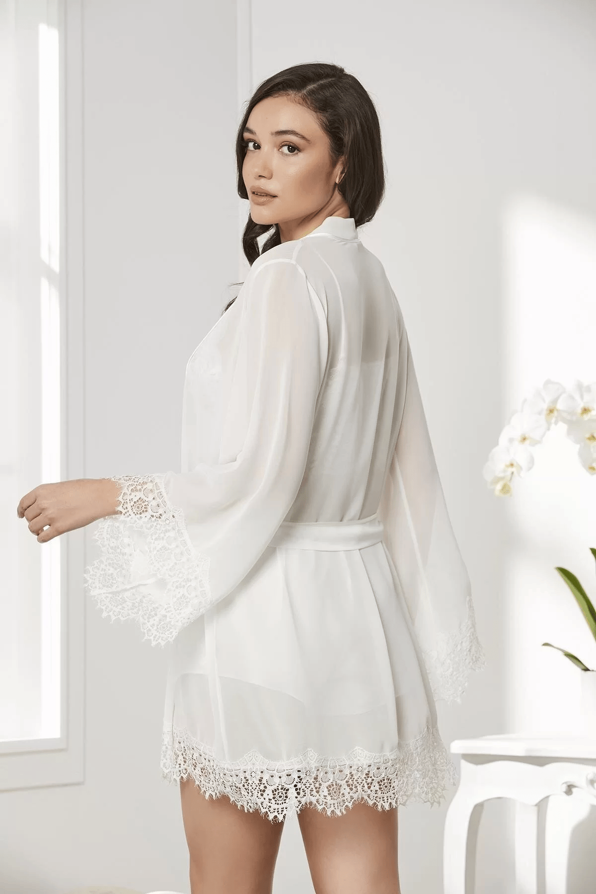 Pierre Cardin 7005 Sabahlıklı Şort Gecelik Takım