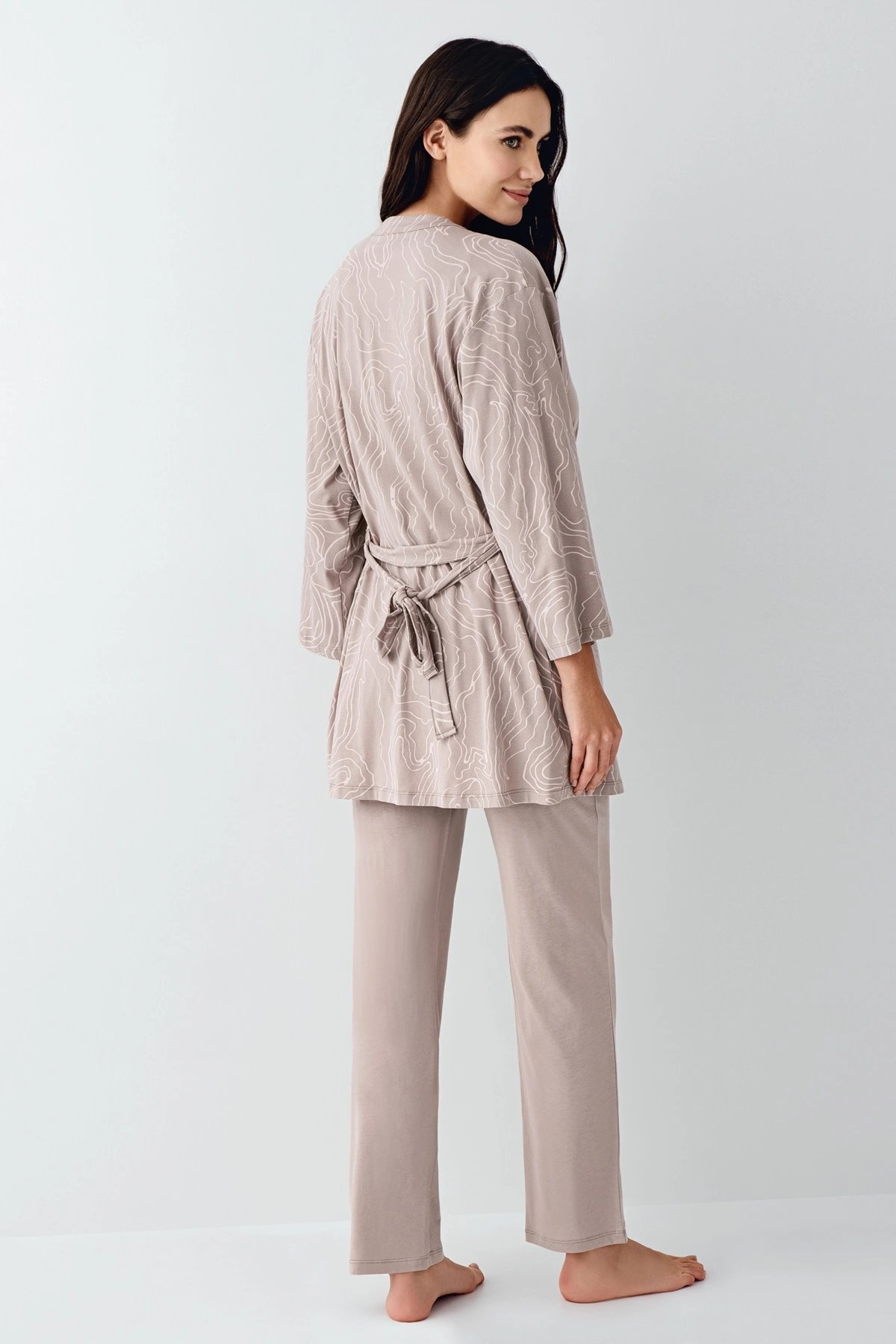 Pierre Cardin 9099-S 3'lü Pijama Takımı