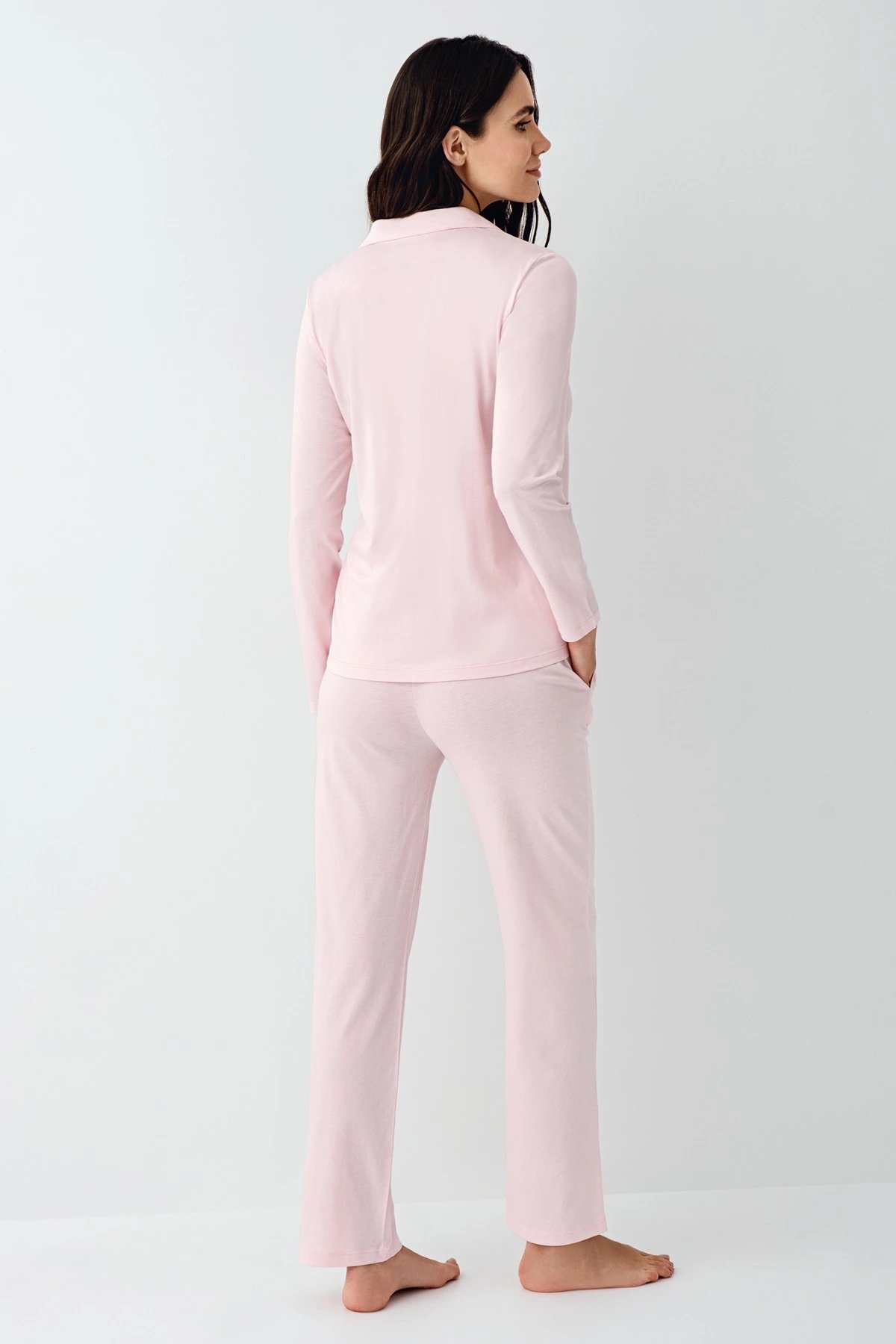 Pierre Cardin 9115-S Kadın Uzun Kol Pijama Takımı