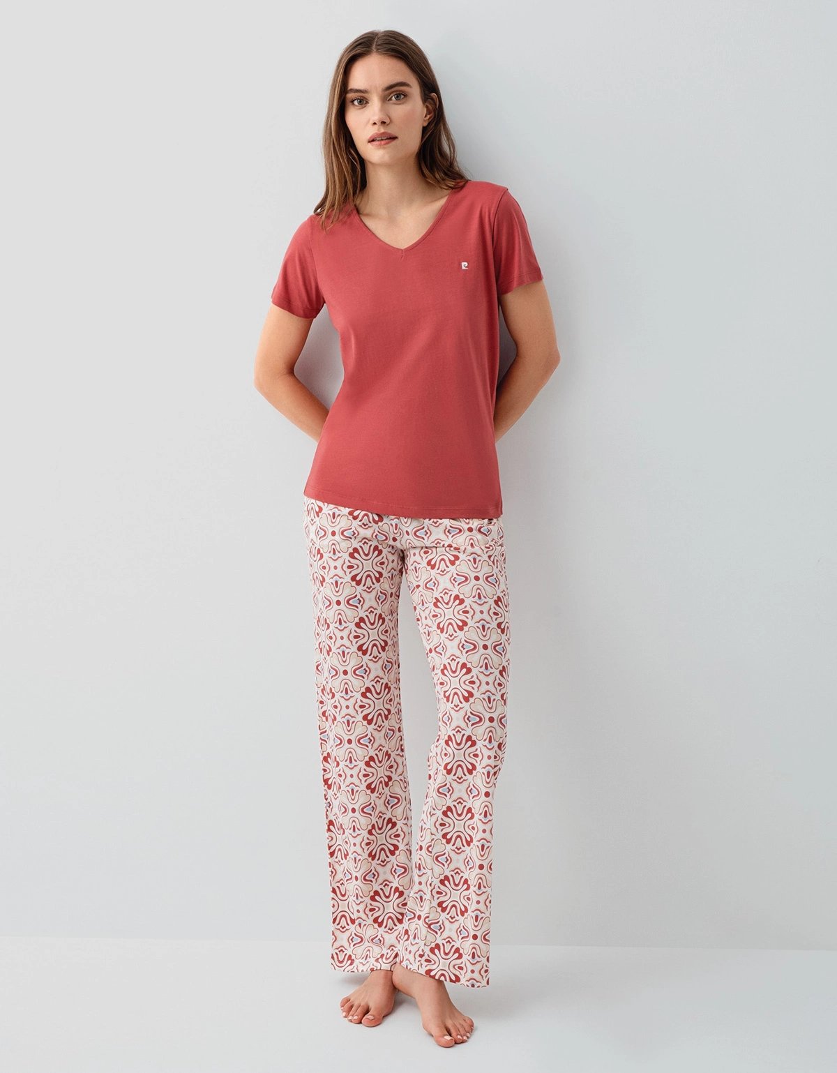 Pierre Cardin 9195-X Kadın Kısa Kol Pijama Takımı