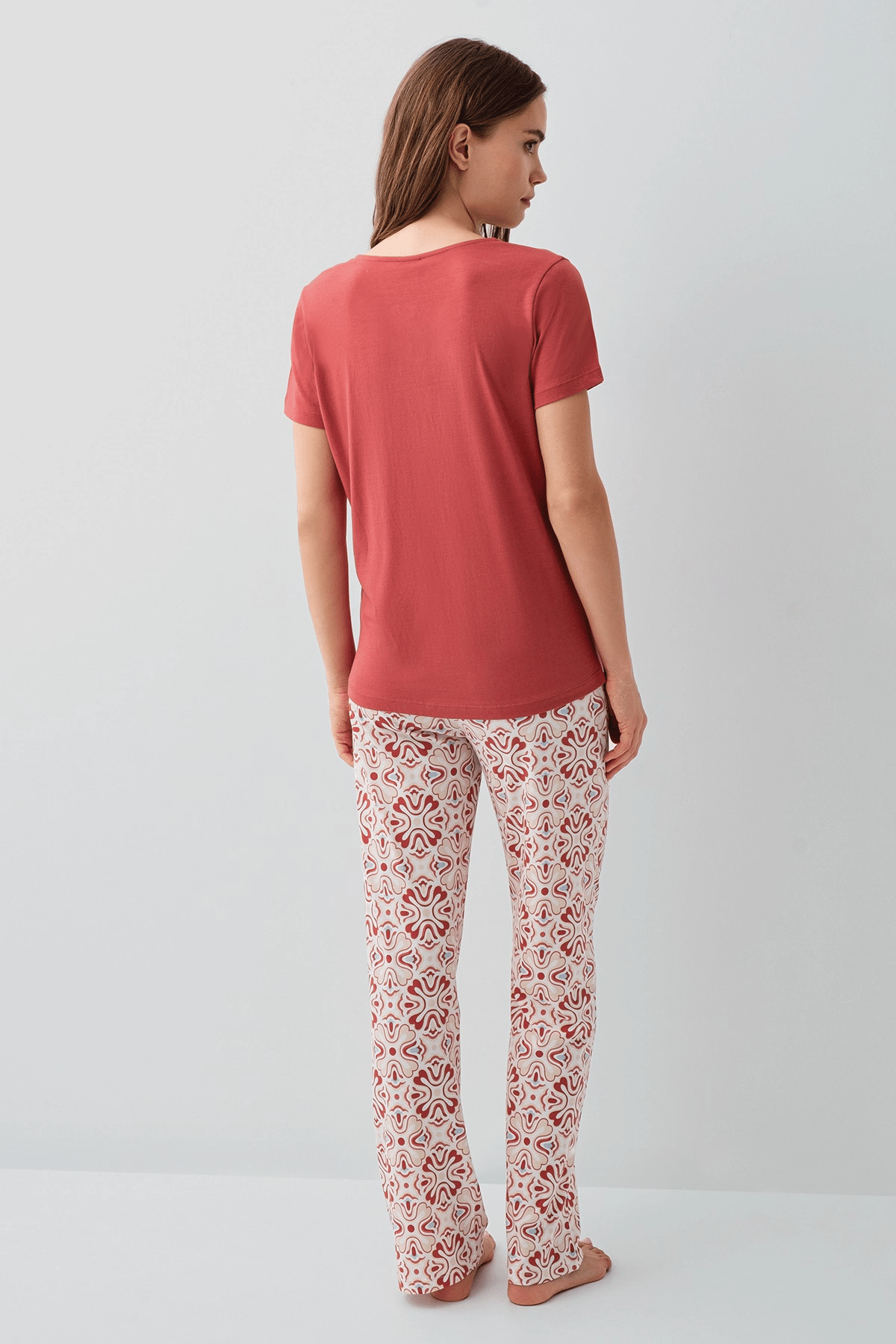 Pierre Cardin 9195-X Kadın Kısa Kol Pijama Takımı
