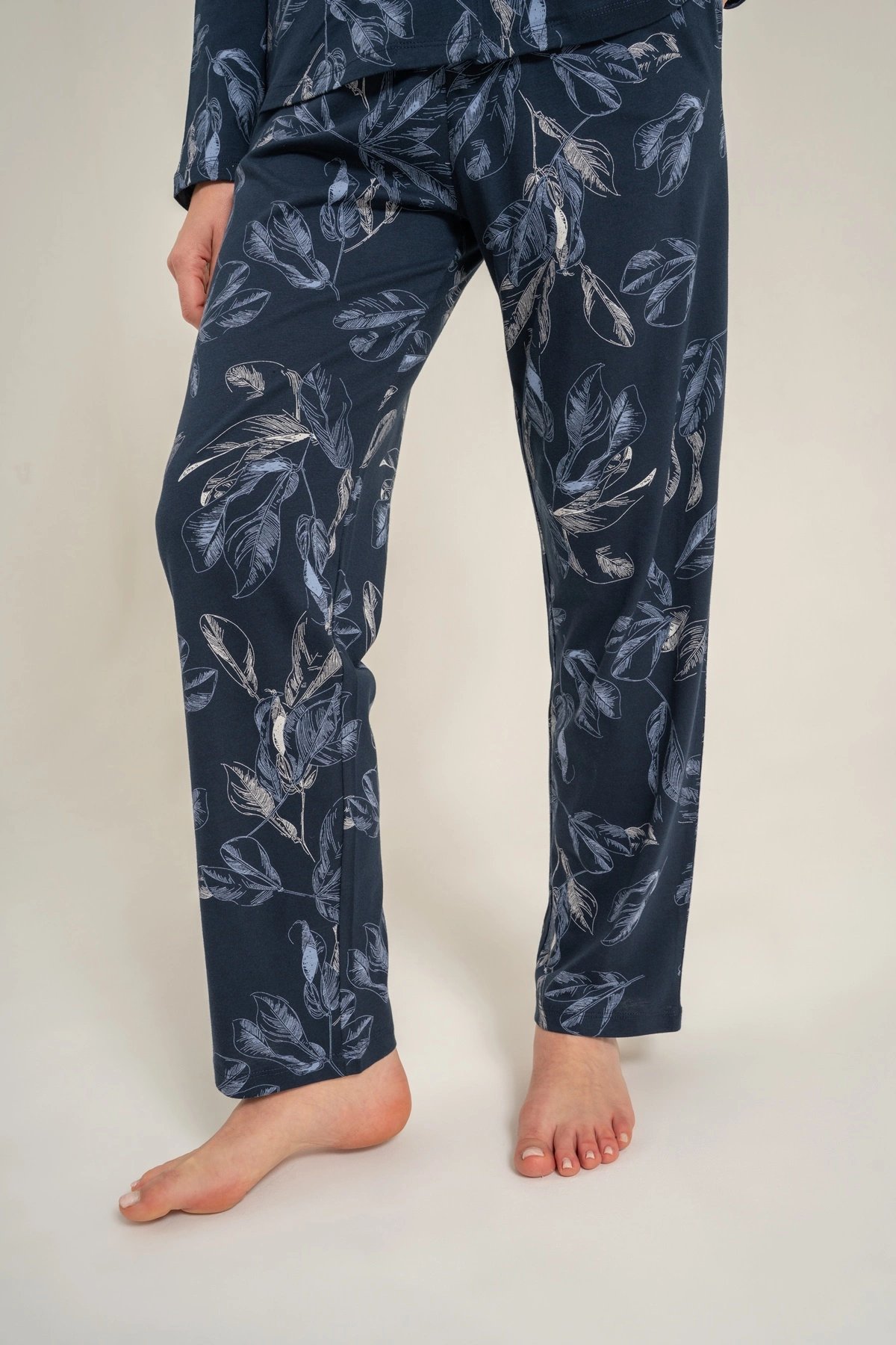 Pierre Cardin 9259-S  Kadın Uzun Kol Gömlek Pijama Takımı