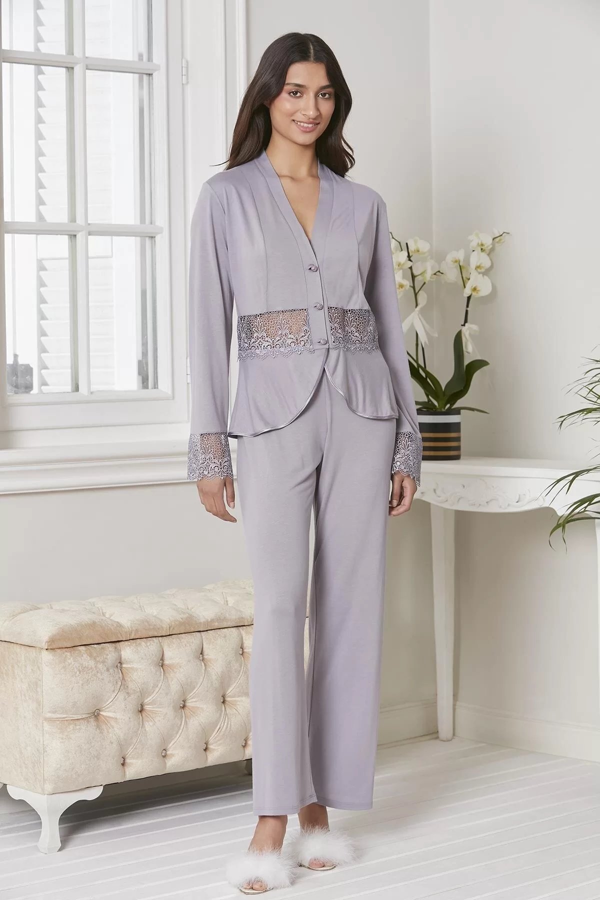 Pierre Cardin P5040 Bayan Penye 6'lı Gelin Çeyiz Seti