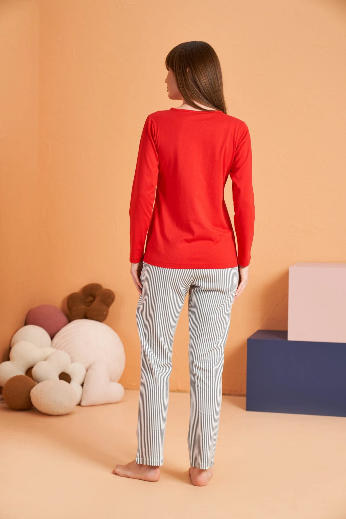 Pjs 28062 Kadın Patlı Pijama Takım
