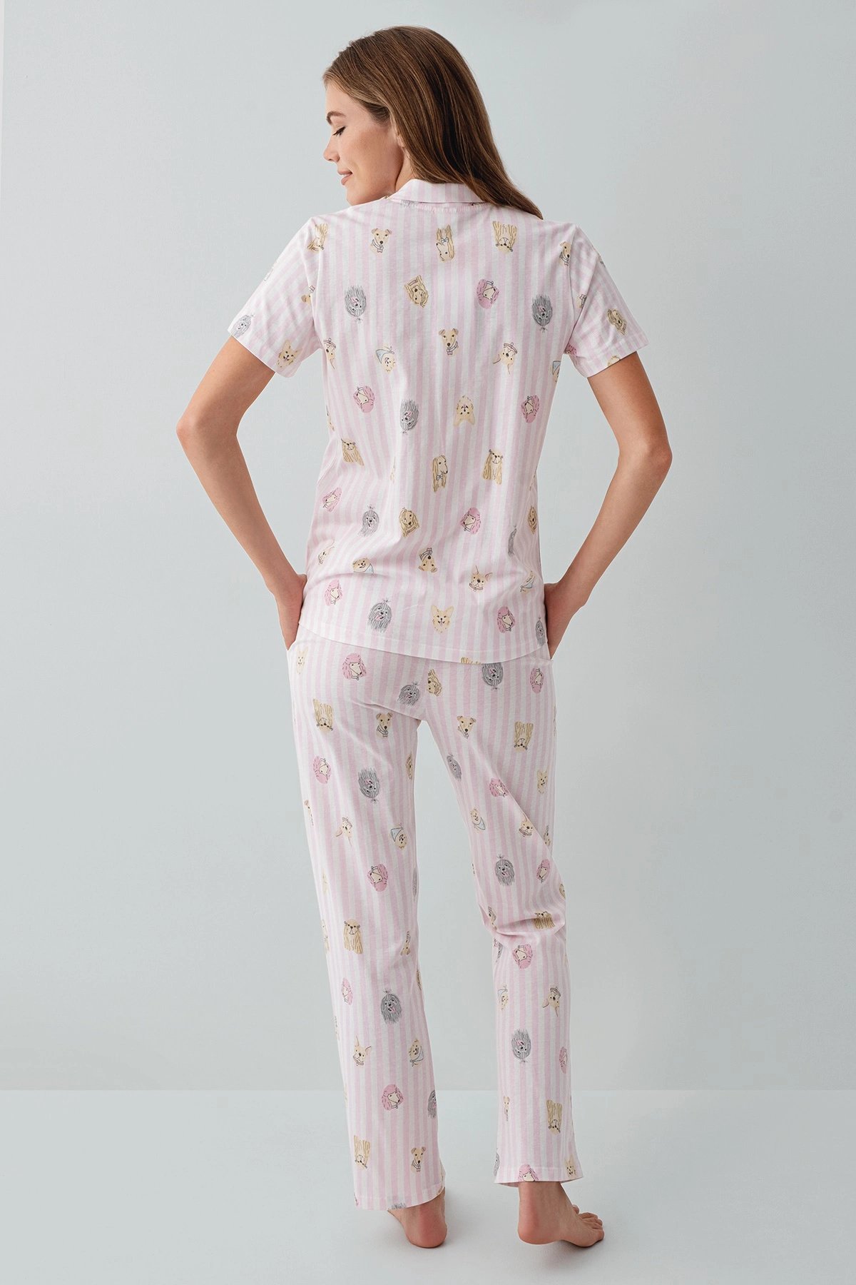 RolyPoly 3809-S Kadın Gömlek Pijama Takım