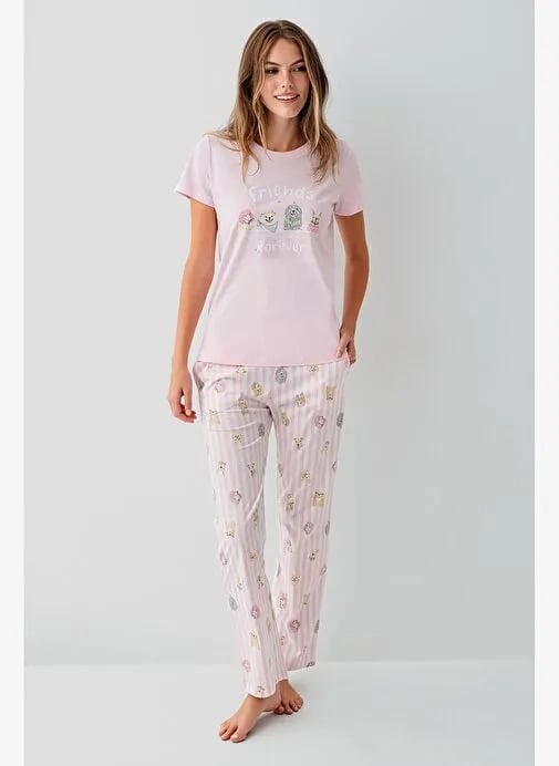 RolyPoly RP3810-S Kadın Kısa Kol Pijama Takımı