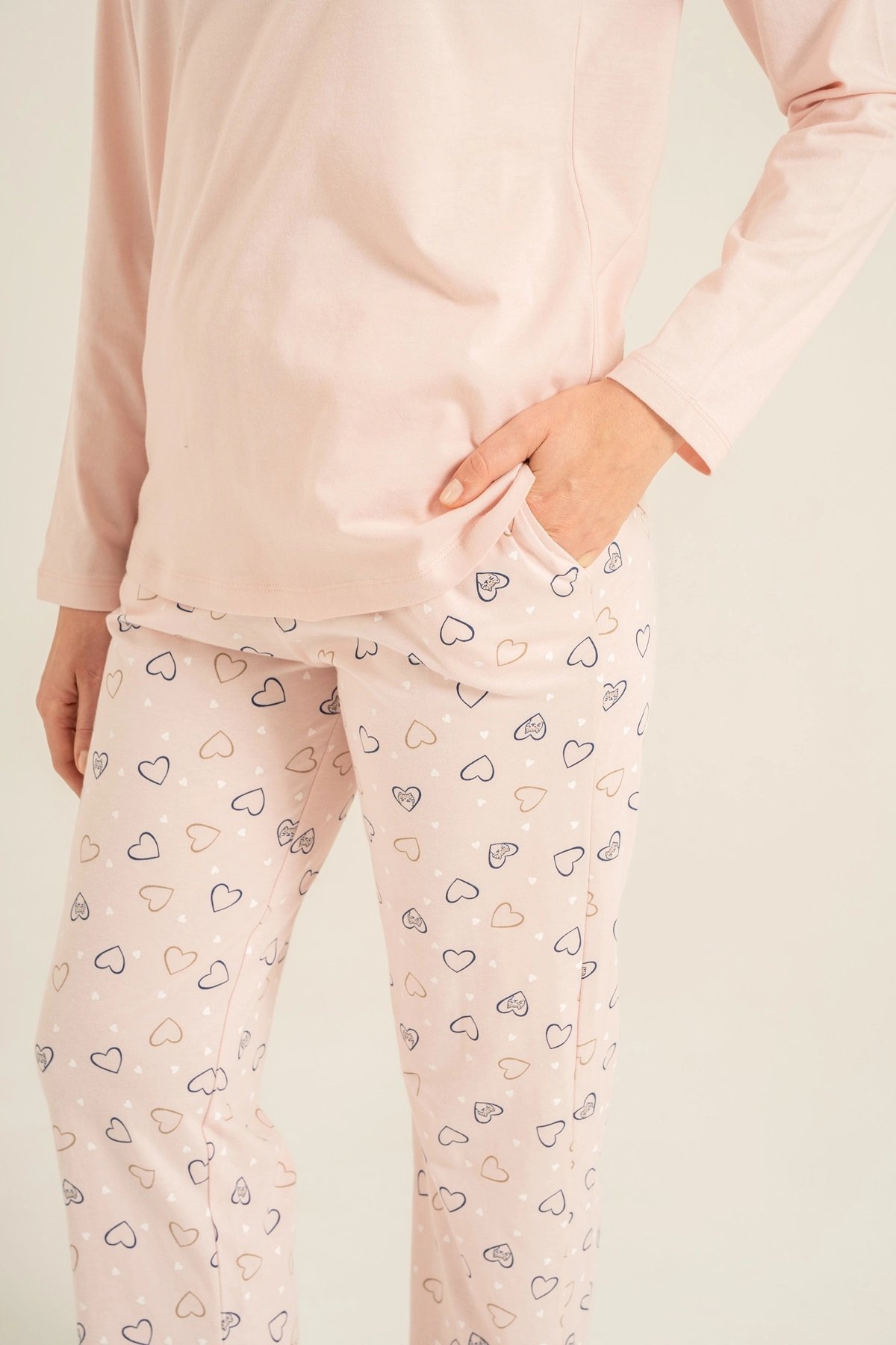 Rolypoly Rp3902-S  Kadın Uzun Kol Pijama Takım