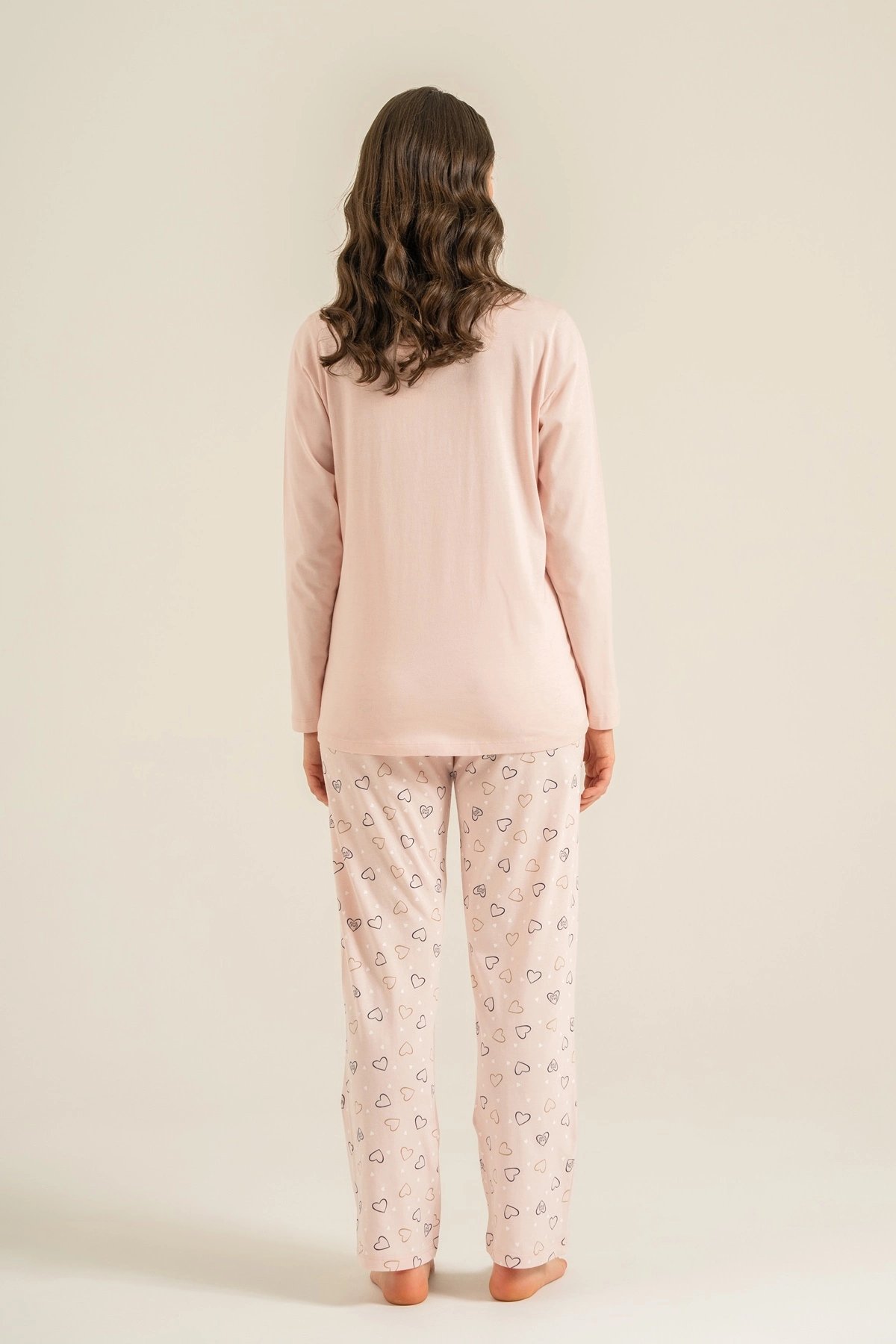 Rolypoly Rp3902-S  Kadın Uzun Kol Pijama Takım