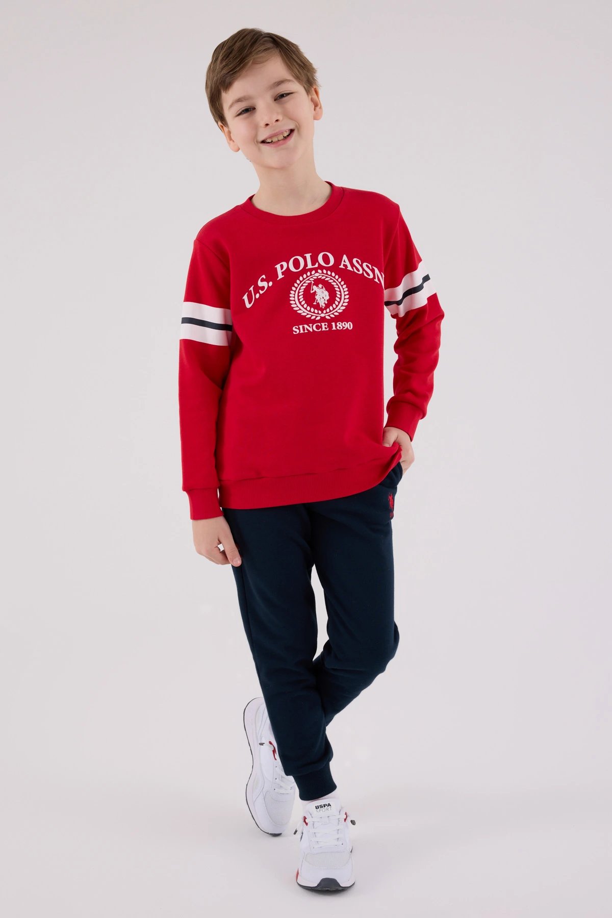 U.S. Polo Assn Kids 2201-G Erkek Çocuk Eşofman Takımı