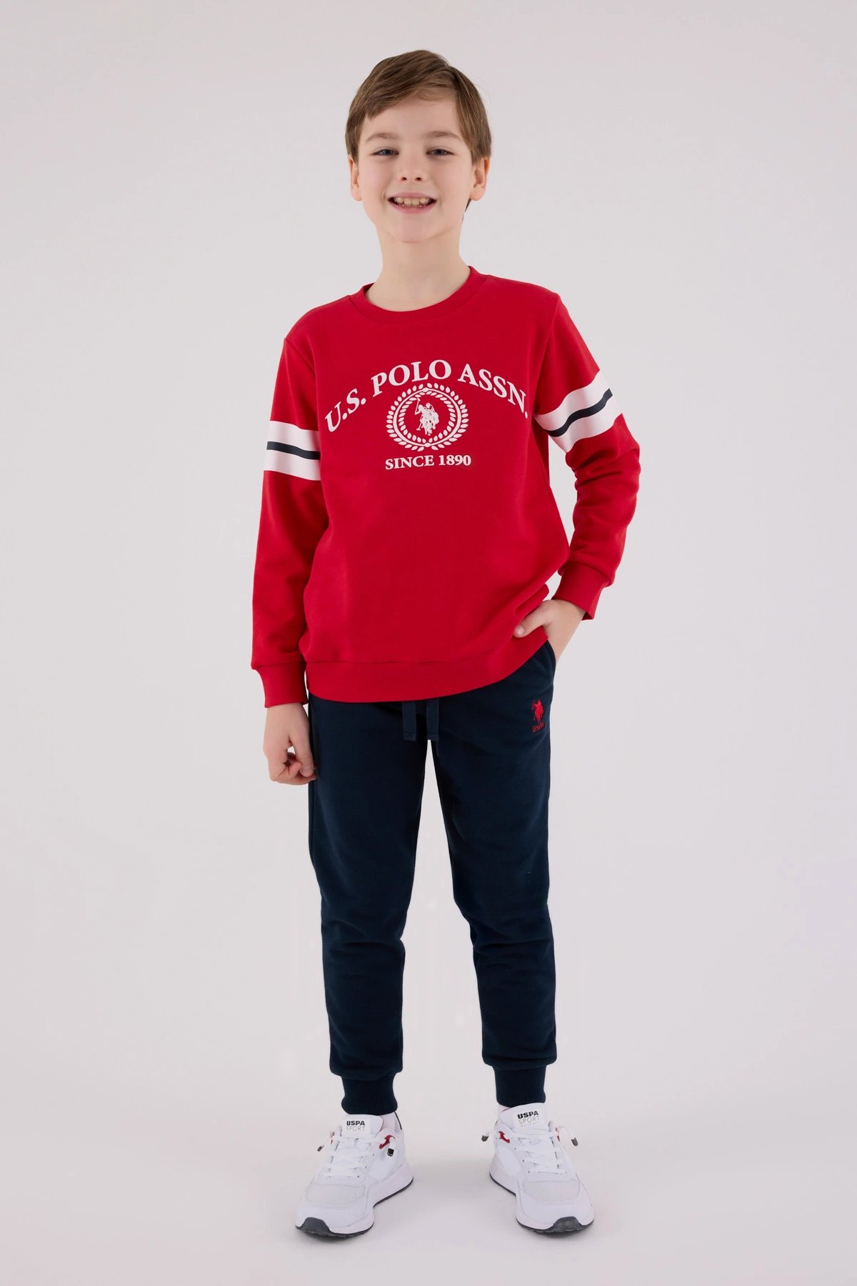 U.S. Polo Assn Kids 2201-G Erkek Çocuk Eşofman Takımı