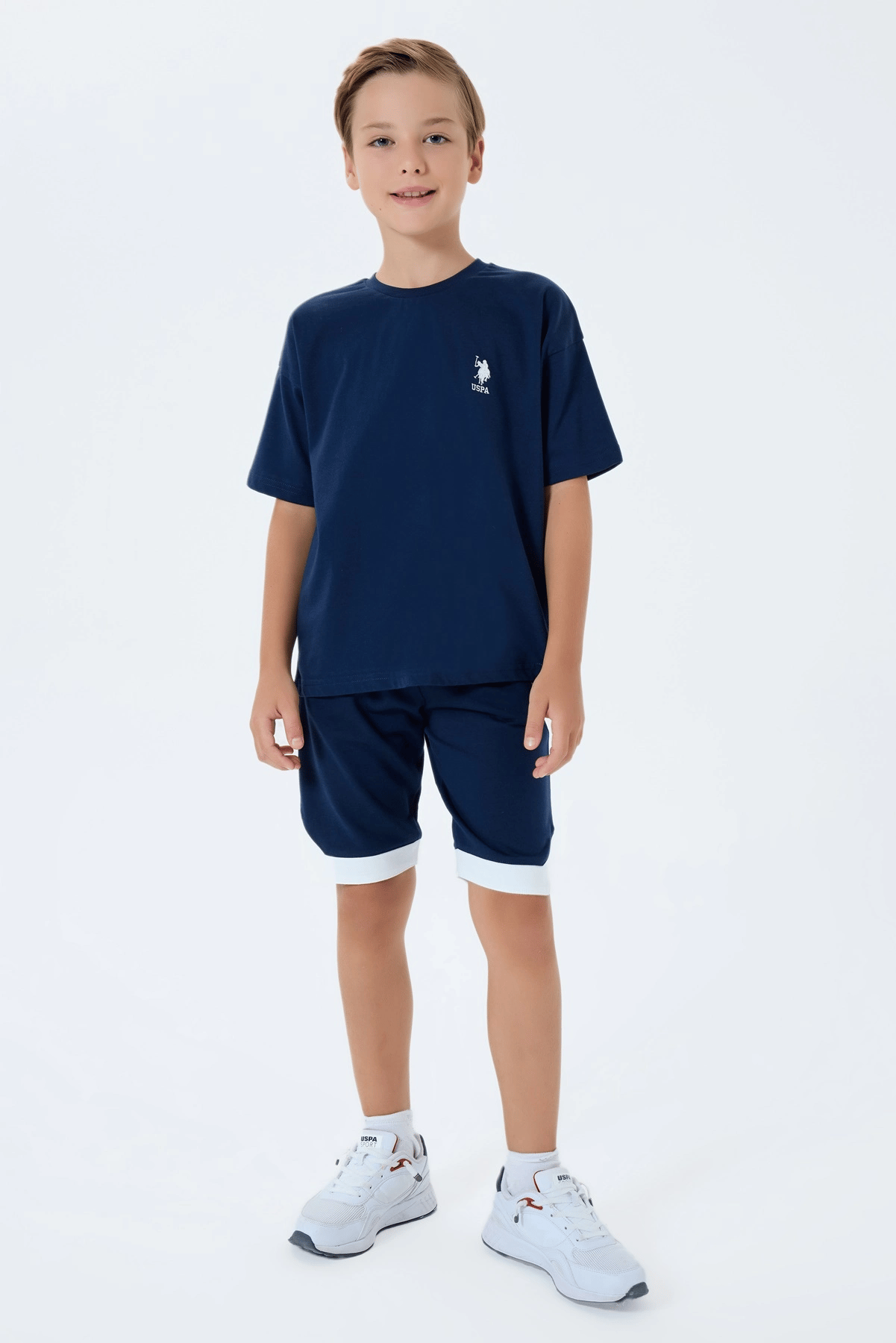 US Polo 2403-G Erkek Garson Bermuda Takım