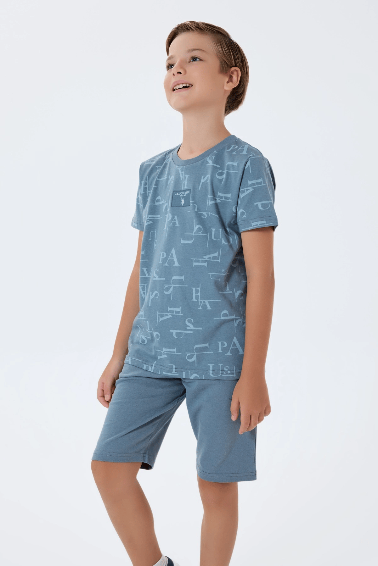 US Polo 2411-G Erkek Garson Bermuda Takım