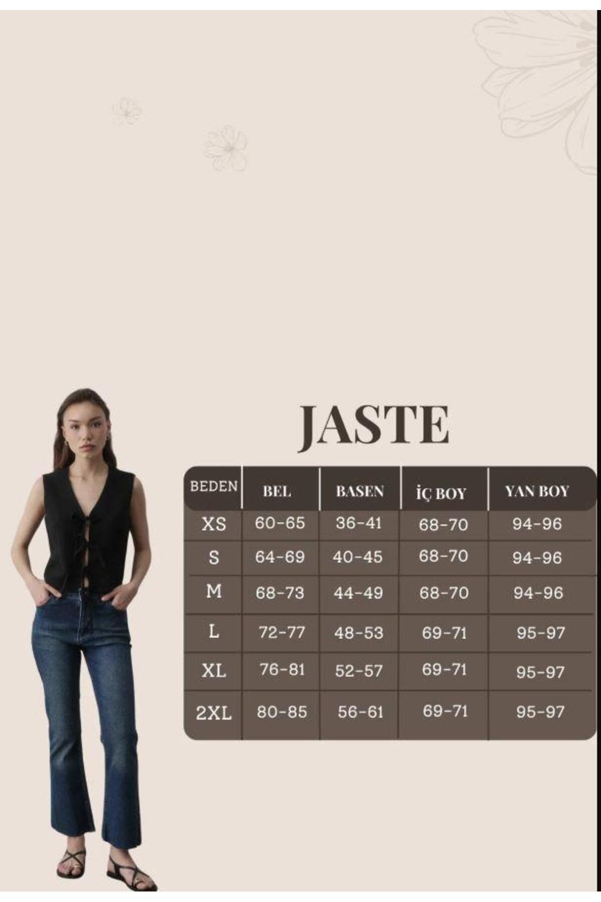 Kadın Yüksek Bel Jean Pantolon KAR MAVİSİ
