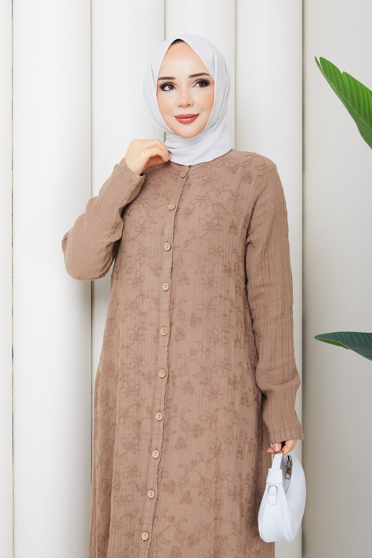 %100 MUSLİM KETEN ŞIK ARABOY / Camel