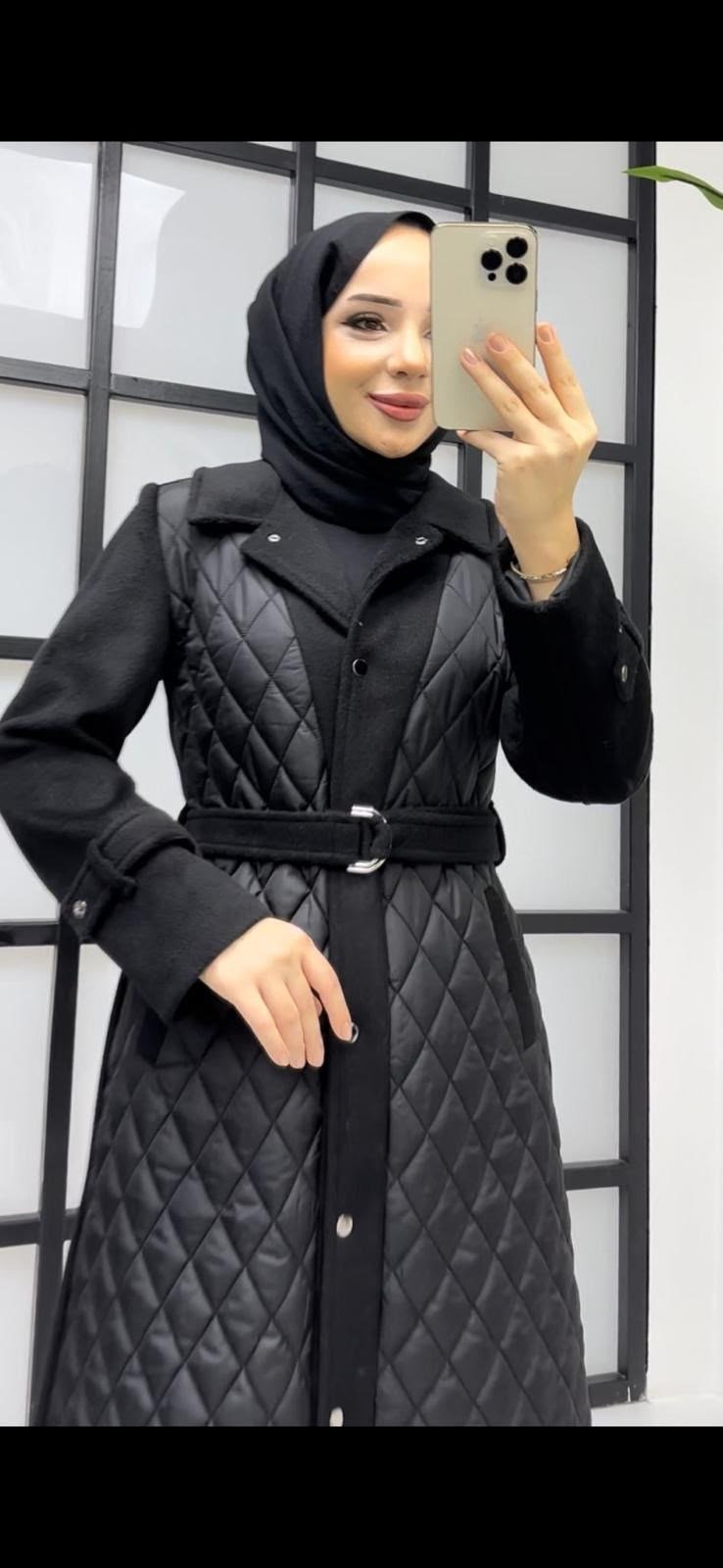 KAPİTONELİ KAŞE / Siyah