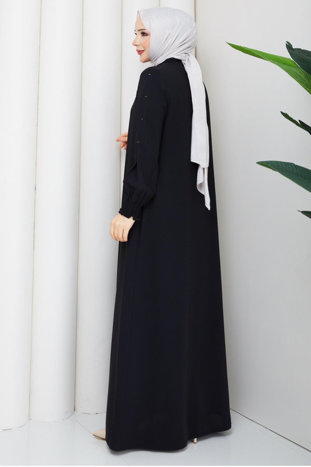 KOLU ZIMBALI FERACE / Siyah