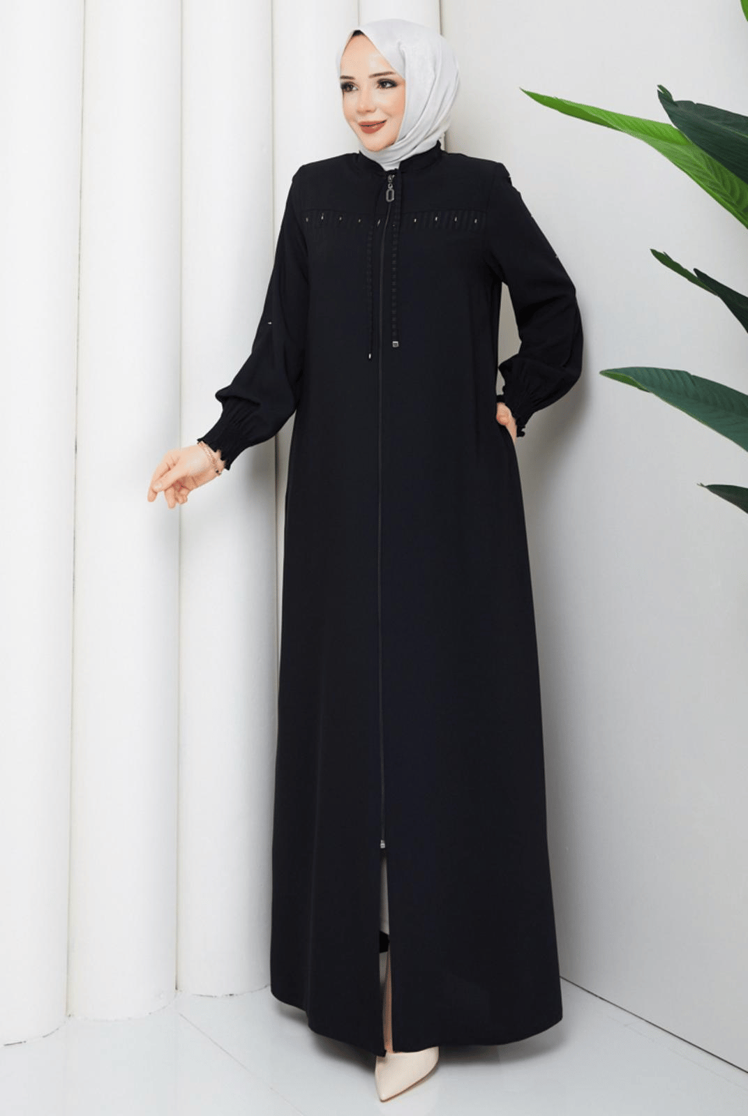 KOLU ZIMBALI FERACE / Siyah