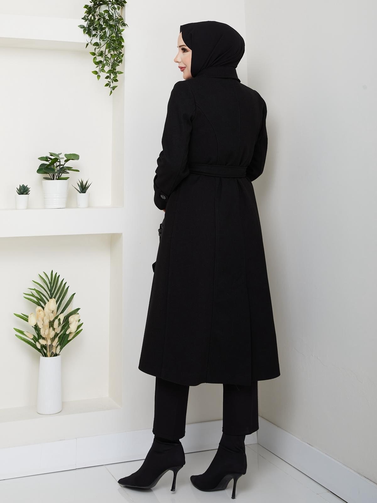 KRUVAZE KISA KAŞE / Siyah
