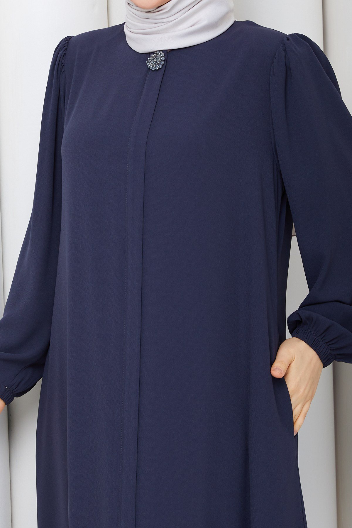 MODERN KESİM ZARİF FERACE / Gri