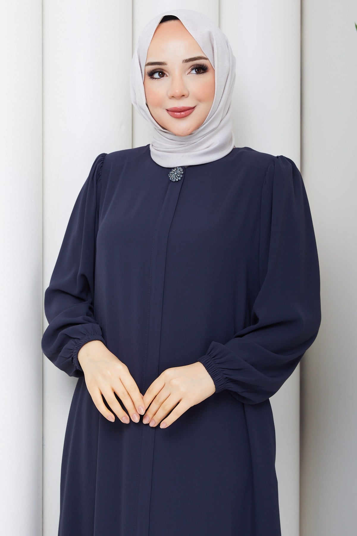 MODERN KESİM ZARİF FERACE / Gri