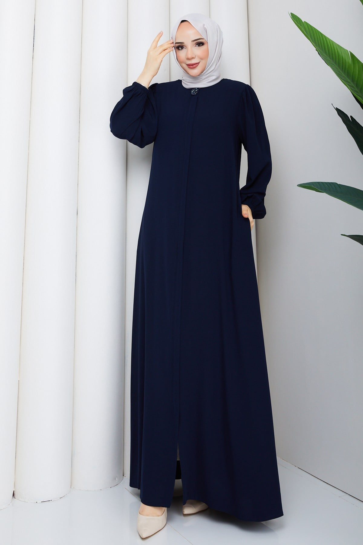 MODERN KESİM ZARİF FERACE / Lacivert