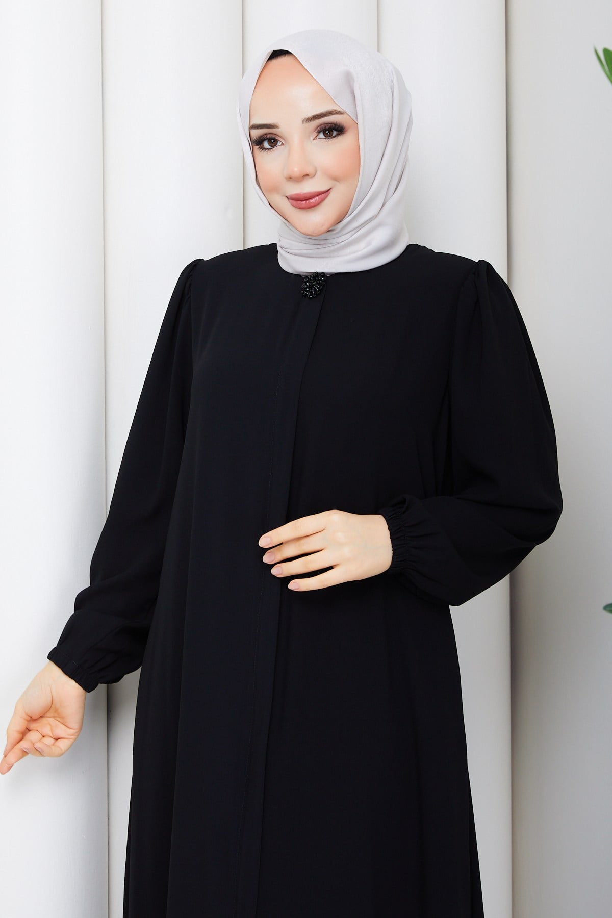 MODERN KESİM ZARİF FERACE / Siyah