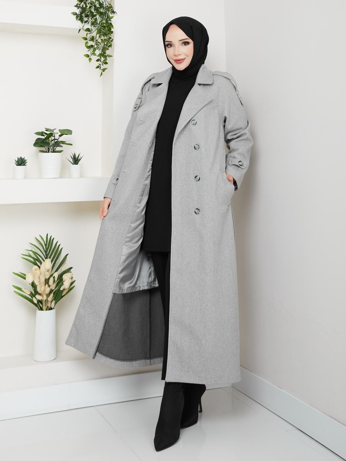 OVERSİZE KAŞE / Gri