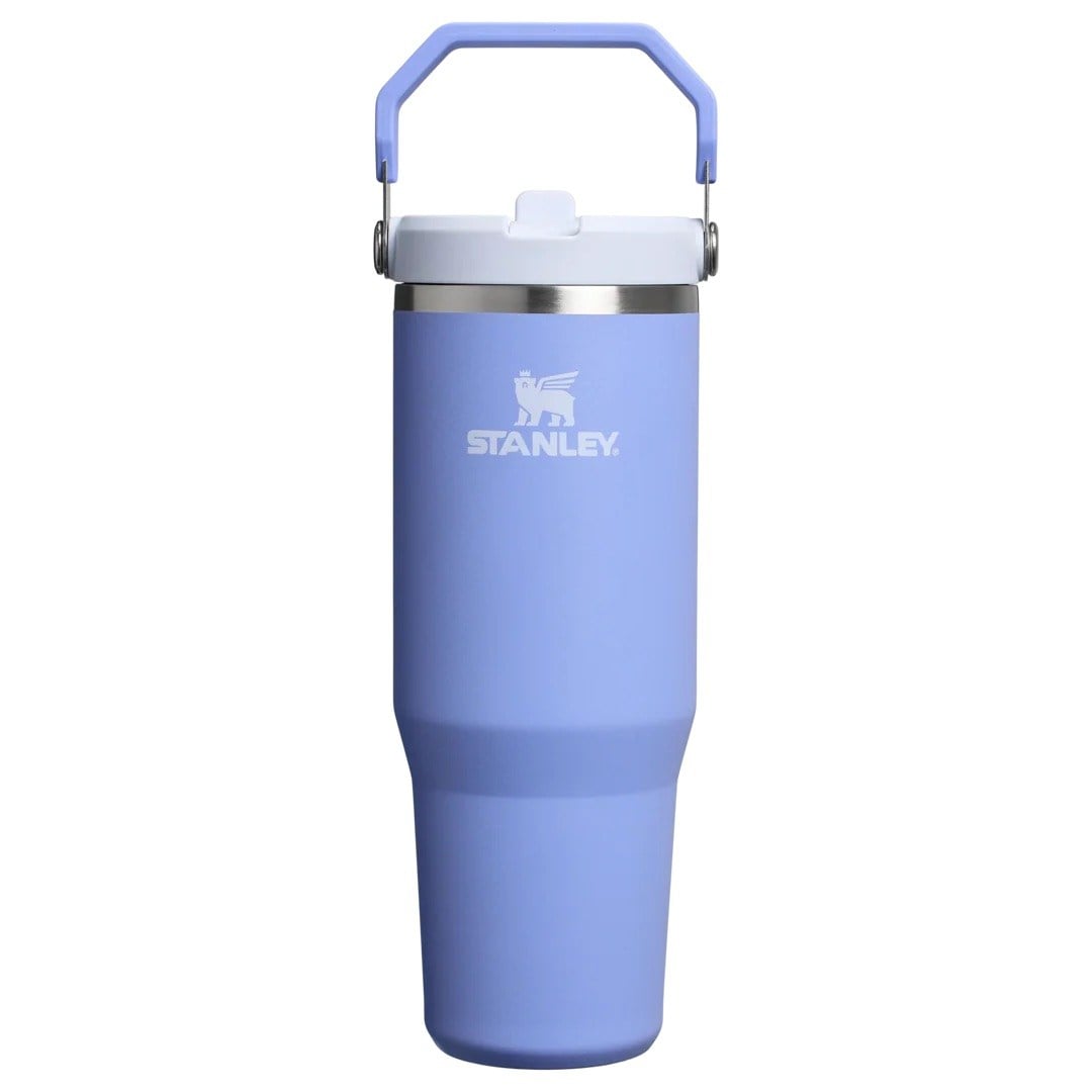 IceFlow™ Flip Straw Tumbler Pipetli Termos  0.89 Lt Eflatun