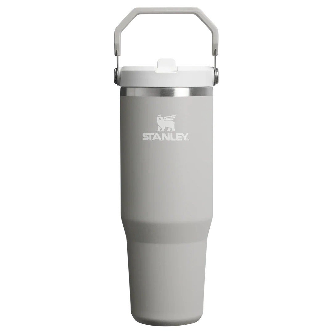 IceFlow™ Flip Straw Tumbler Pipetli Termos  0.89 Lt Gri