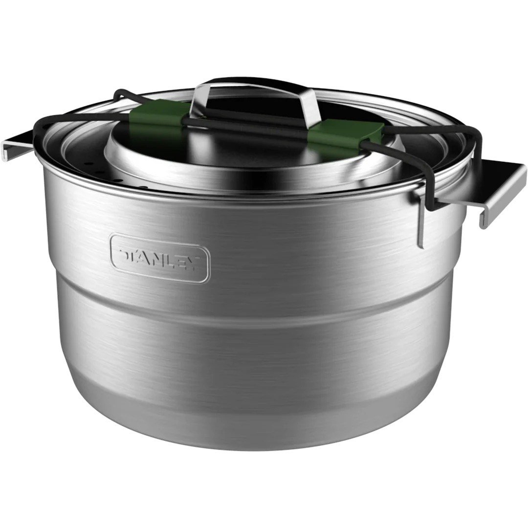 Stanley Adventure Çelik Kamp Pişirme Seti (21 Parça Set) 3.5 LT - Stainless Steel