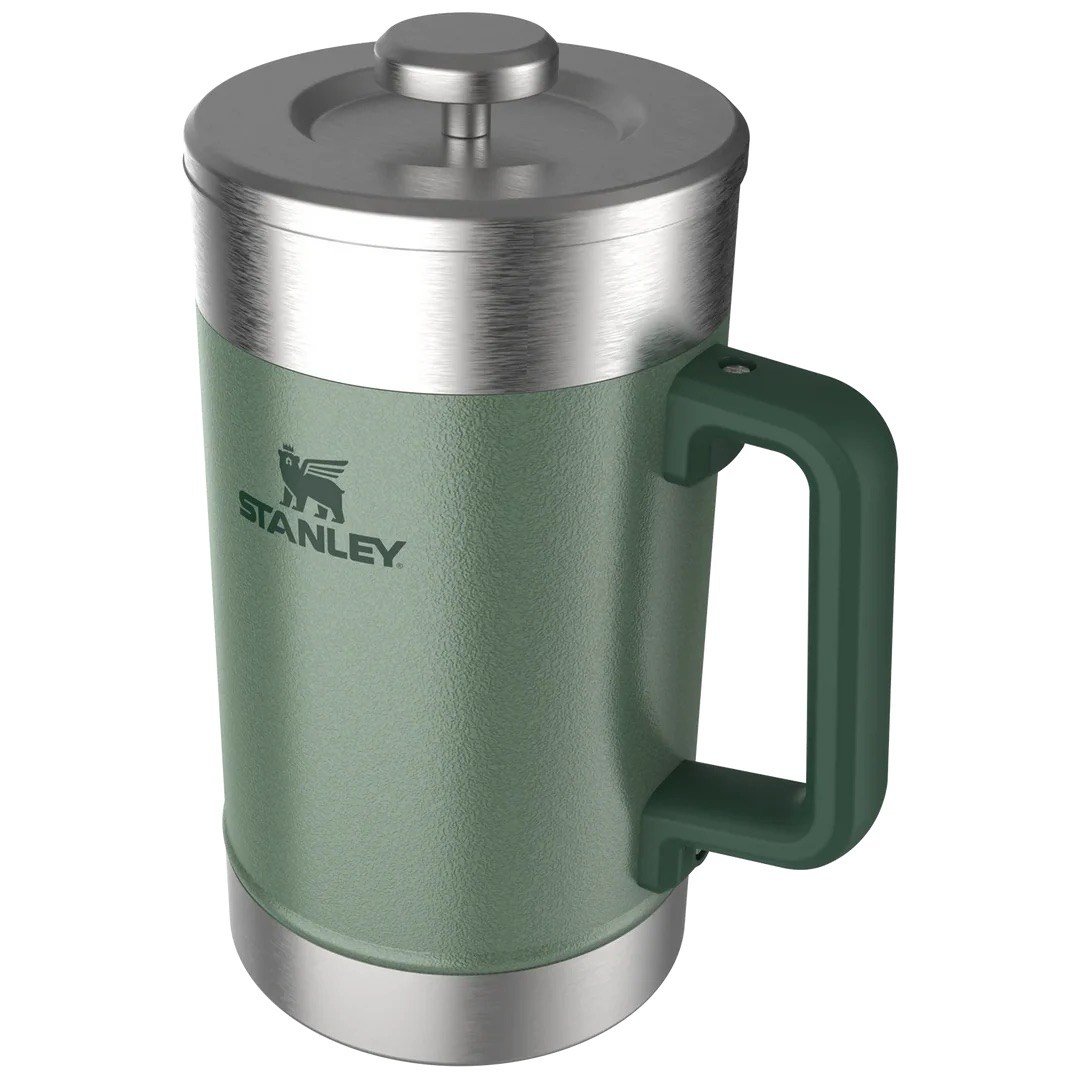 Stanley Klasik French Press Termos 1.4 L Yeşil - Hammertone Green