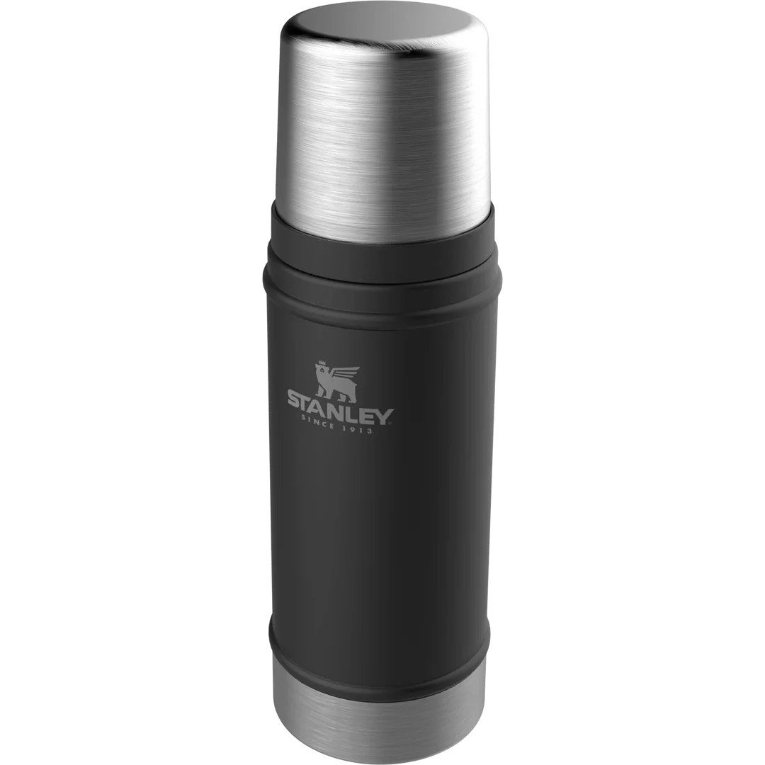 Stanley Klasik Vakumlu Termos 0.47 Lt - Matte Black Pebble