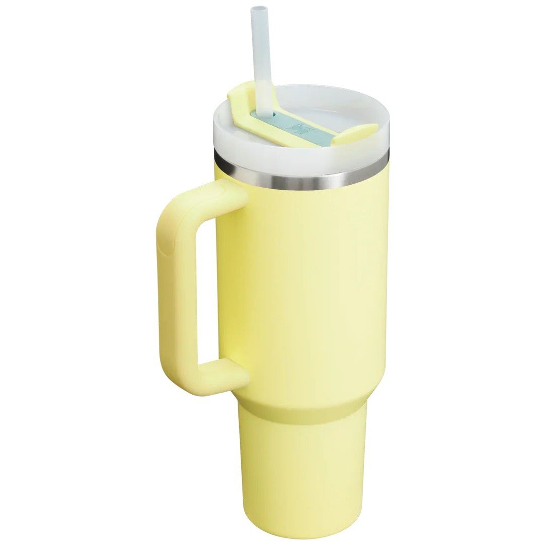 Stanley Quencher H2.O FlowState™ Tumbler Pipetli Termos | 1.18L Sarı - Pomelo