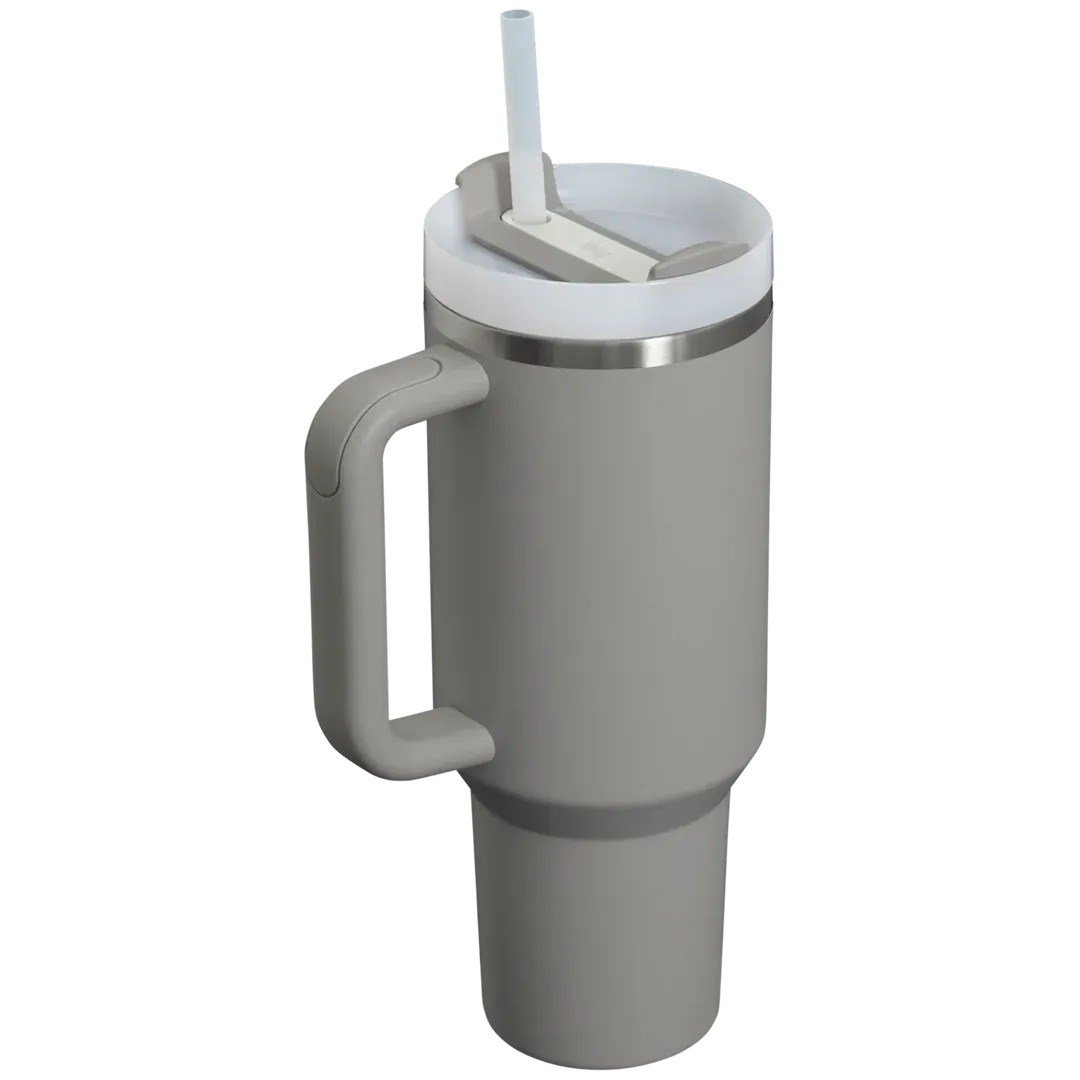 Stanley Quencher H2.O FlowState™ Tumbler Pipetli Termos | 1.18L Kül Rengi - Ash