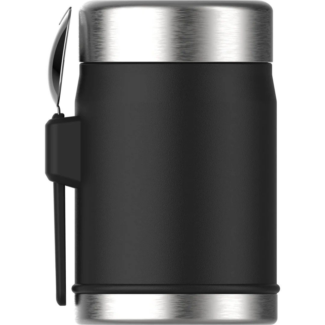 Stanley The Legendary Food Jar + Spork .4L / 14oz - Matte Black Pebble