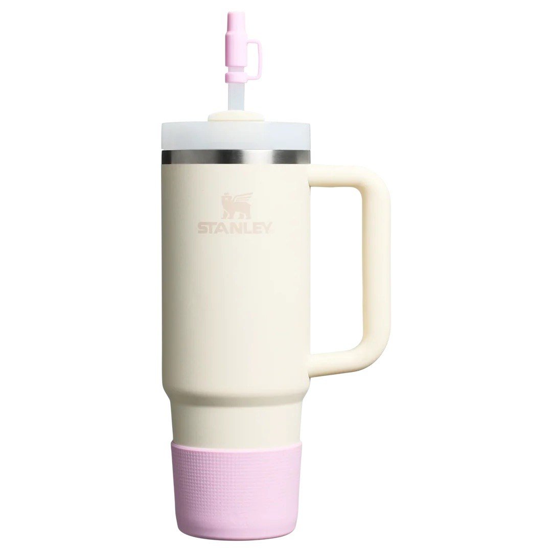 Stanley The Quencher Boot + Straw Topper 20oz / 30oz - Cherry Blossom