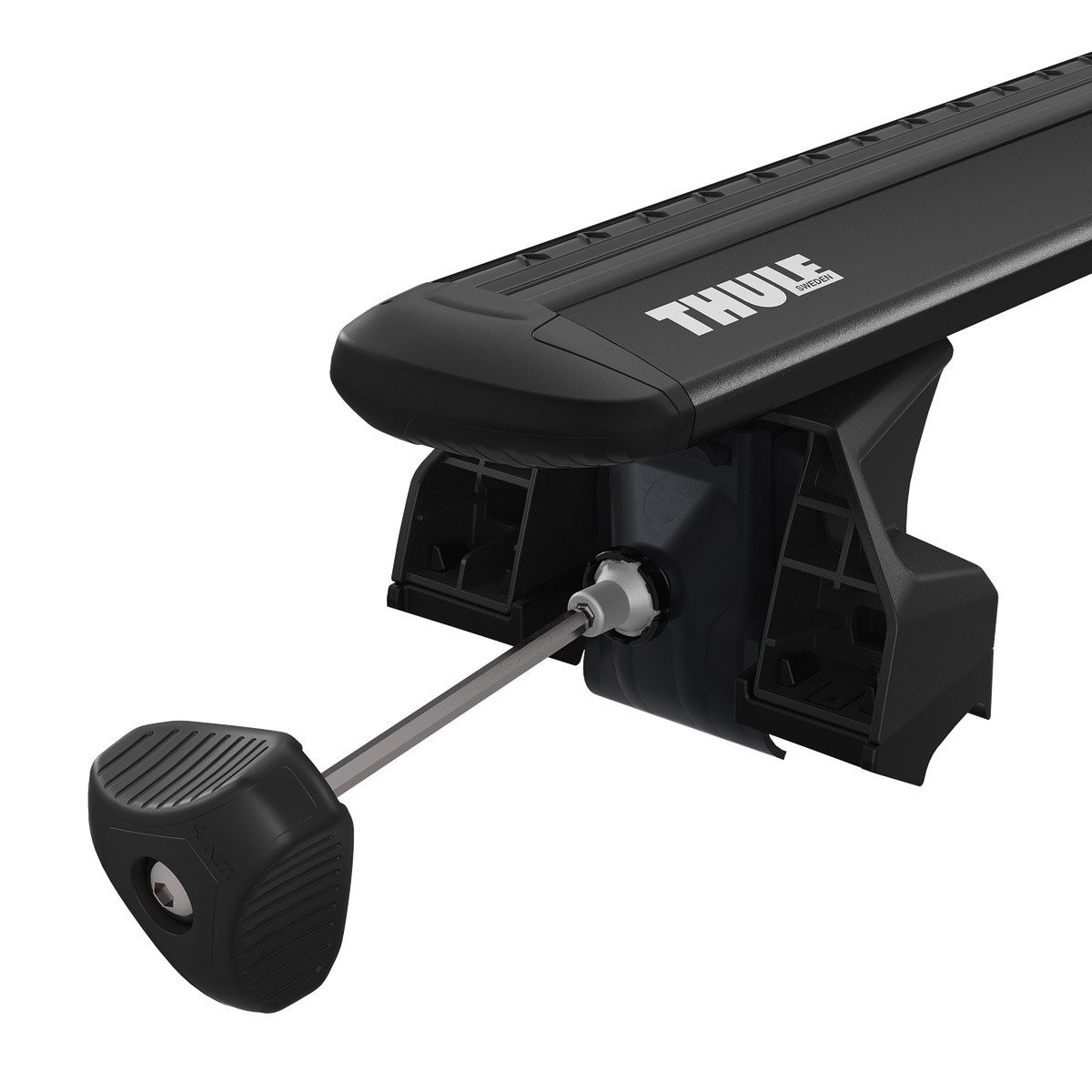 Thule Wingbar Evo Bitişik Raylı Araç Üzeri Taşıyıcı Sistem - Siyah Barlı