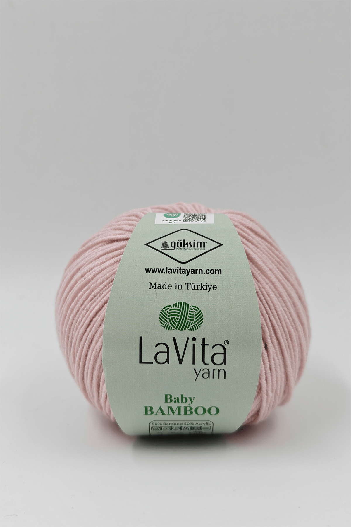 Baby Bamboo El Örgü İpi %50 Bambu %50 Akrilik 50gr (4107 PUDRA)