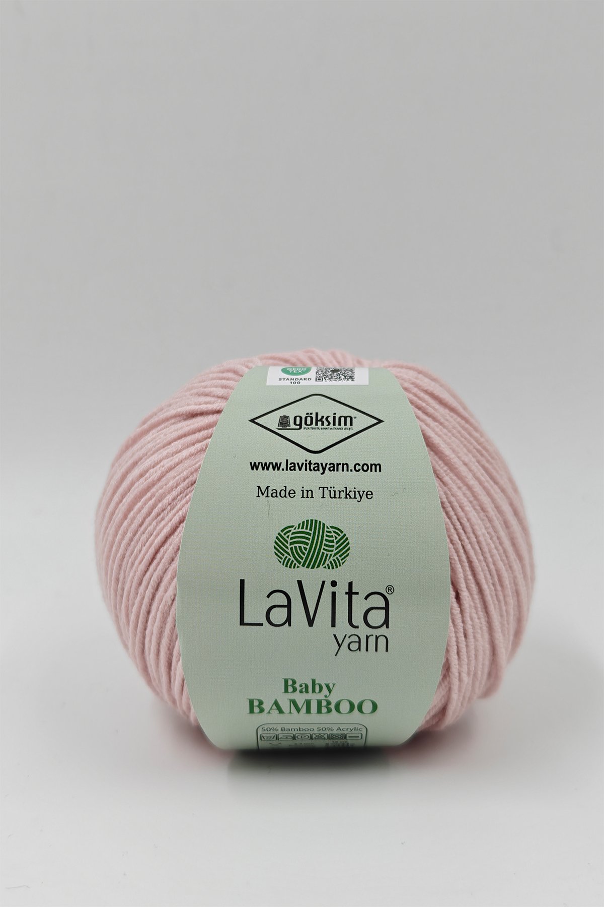Baby Bamboo El Örgü İpi %50 Bambu %50 Akrilik 50gr (4107 PUDRA)