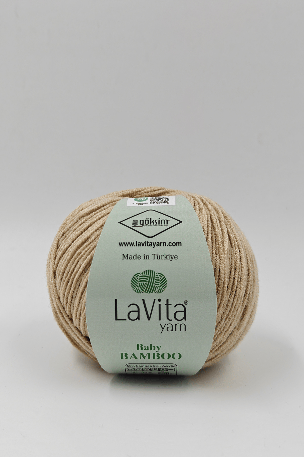 Baby Bamboo El Örgü İpi %50 Bambu %50 Akrilik 50gr (7016 KUM)