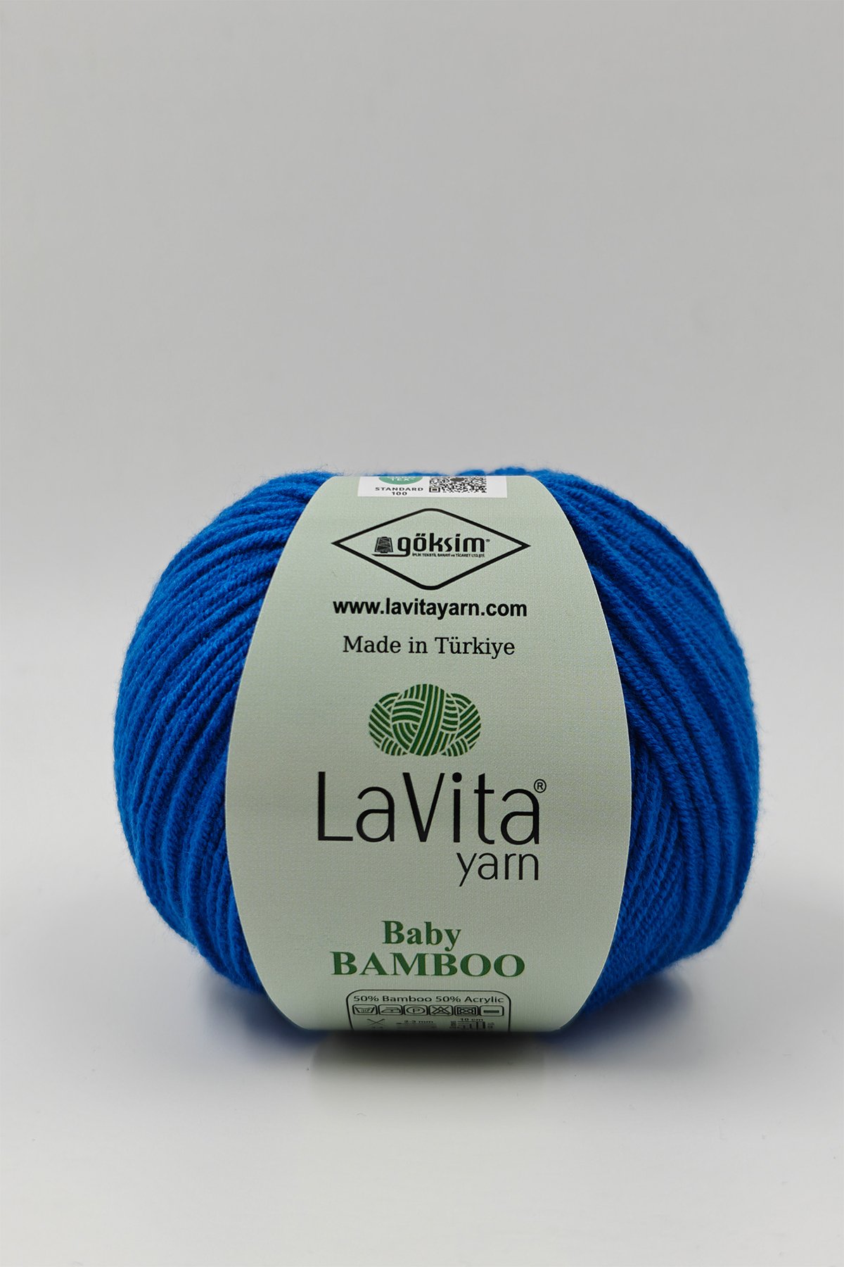Baby Bamboo El Örgü İpi %50 Bambu %50 Akrilik 50gr (5320 SAKS)