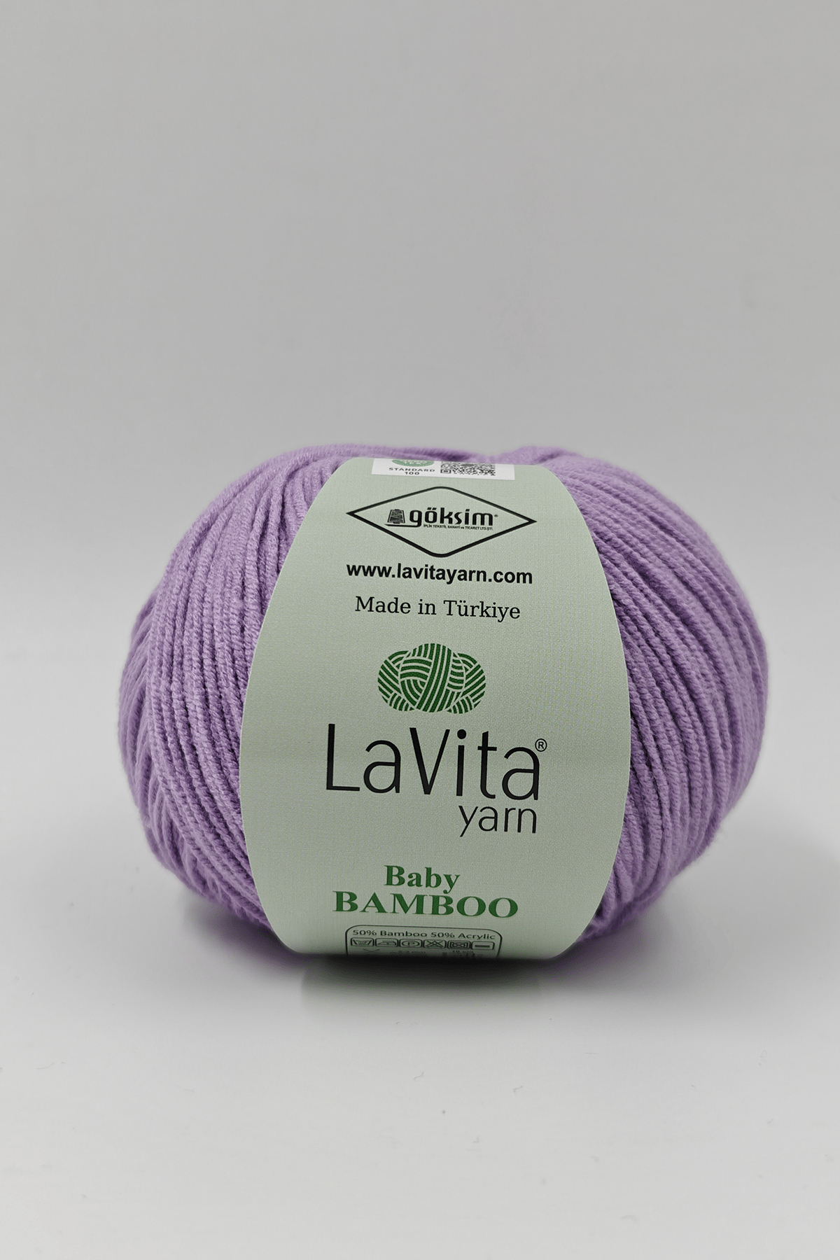 Baby Bamboo El Örgü İpi %50 Bambu %50 Akrilik 50gr (4163 LİLA)