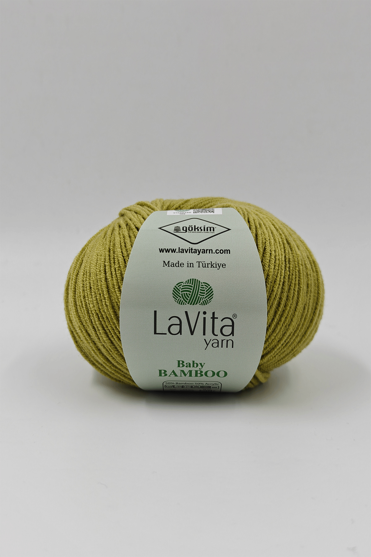 Baby Bamboo El Örgü İpi %50 Bambu %50 Akrilik 50gr (8162 FISTIK)
