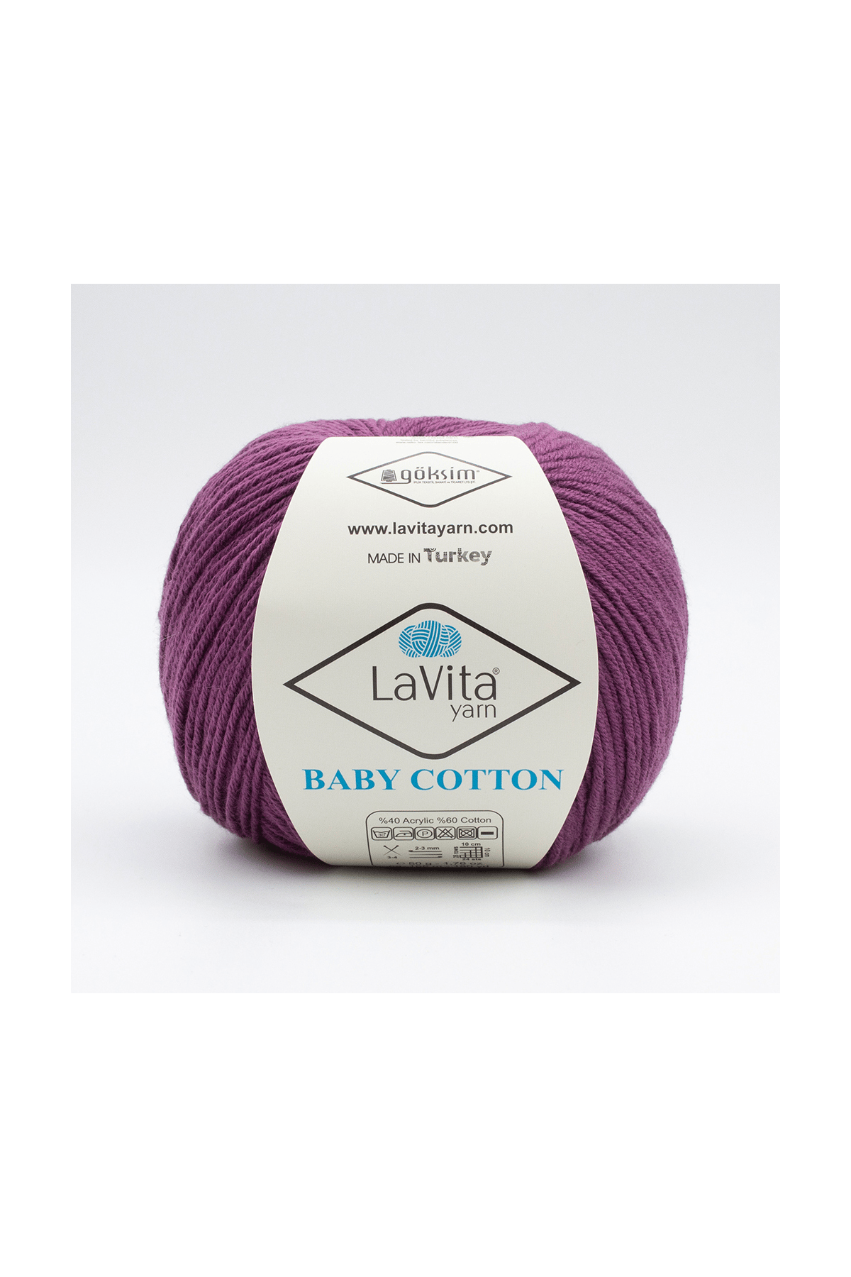Baby Cotton Amigurumi Ve El Örgü Ipi %40 Akrilik %60 Cotton 50gr (5103 MOR)