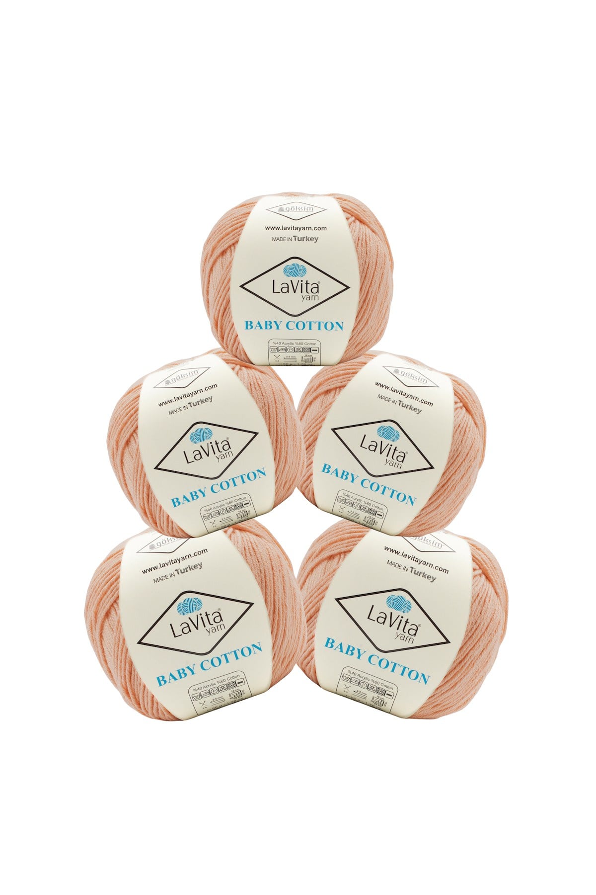 Baby Cotton Amigurumi Ve El Örgü İpi %40 Akrilik %60 Cotton 250gr 5 ADET (7220 SÜTLÜ COPPUCHIN)