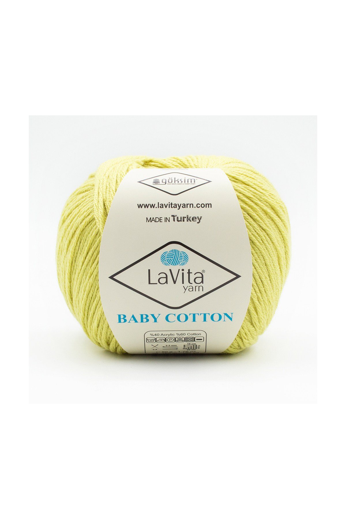 Baby Cotton Amigurumi Ve El Örgü Ipi %40 Akrilik %60 Cotton 50gr (8116 NİL YEŞİLİ)