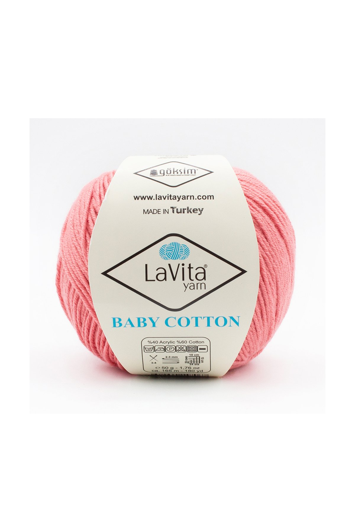 Baby Cotton Amigurumi Ve El Örgü Ipi %40 Akrilik %60 Cotton 50gr (4115 ŞEKER GÜL)