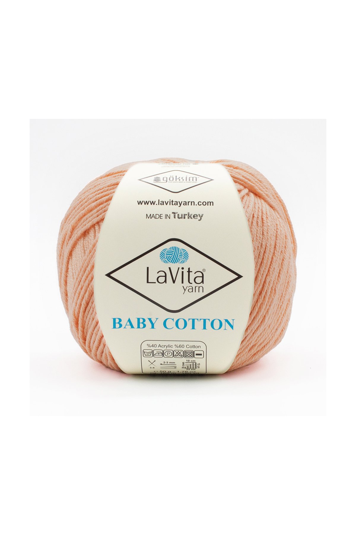 Baby Cotton Amigurumi Ve El Örgü Ipi %40 Akrilik %60 Cotton 50gr (4112 KOYU SOMON)
