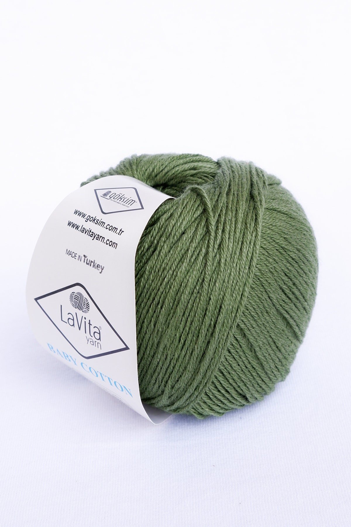 Baby Cotton Amigurumi Ve El Örgü Ipi %40 Akrilik %60 Cotton 50gr (8116 NİL YEŞİLİ)